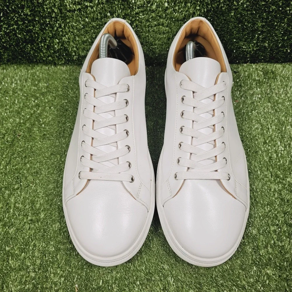 Thursday Boot Co Everyday Premier Low Triple White Leather Sneakers Mens Size 11